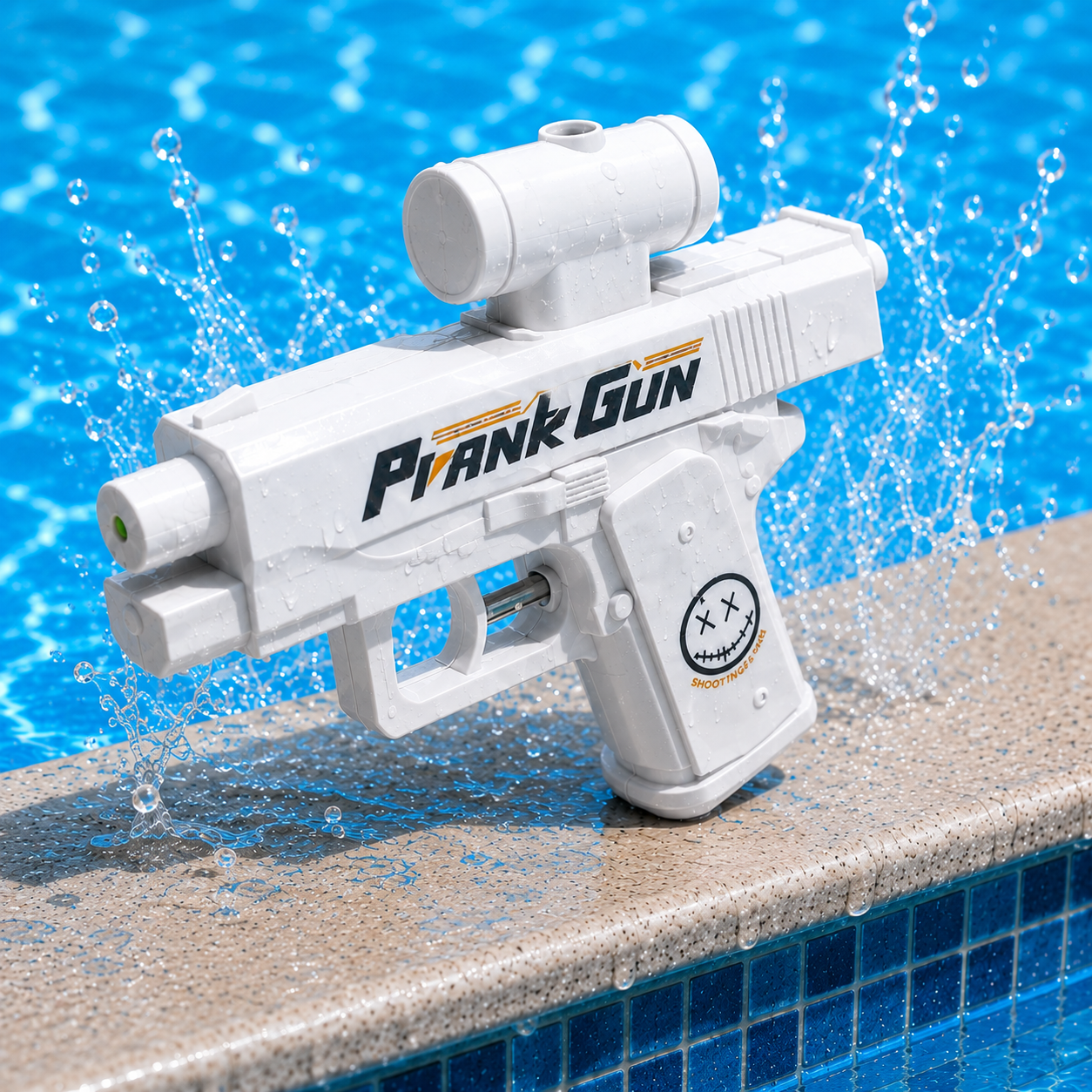 Pistola de Agua de Bromas